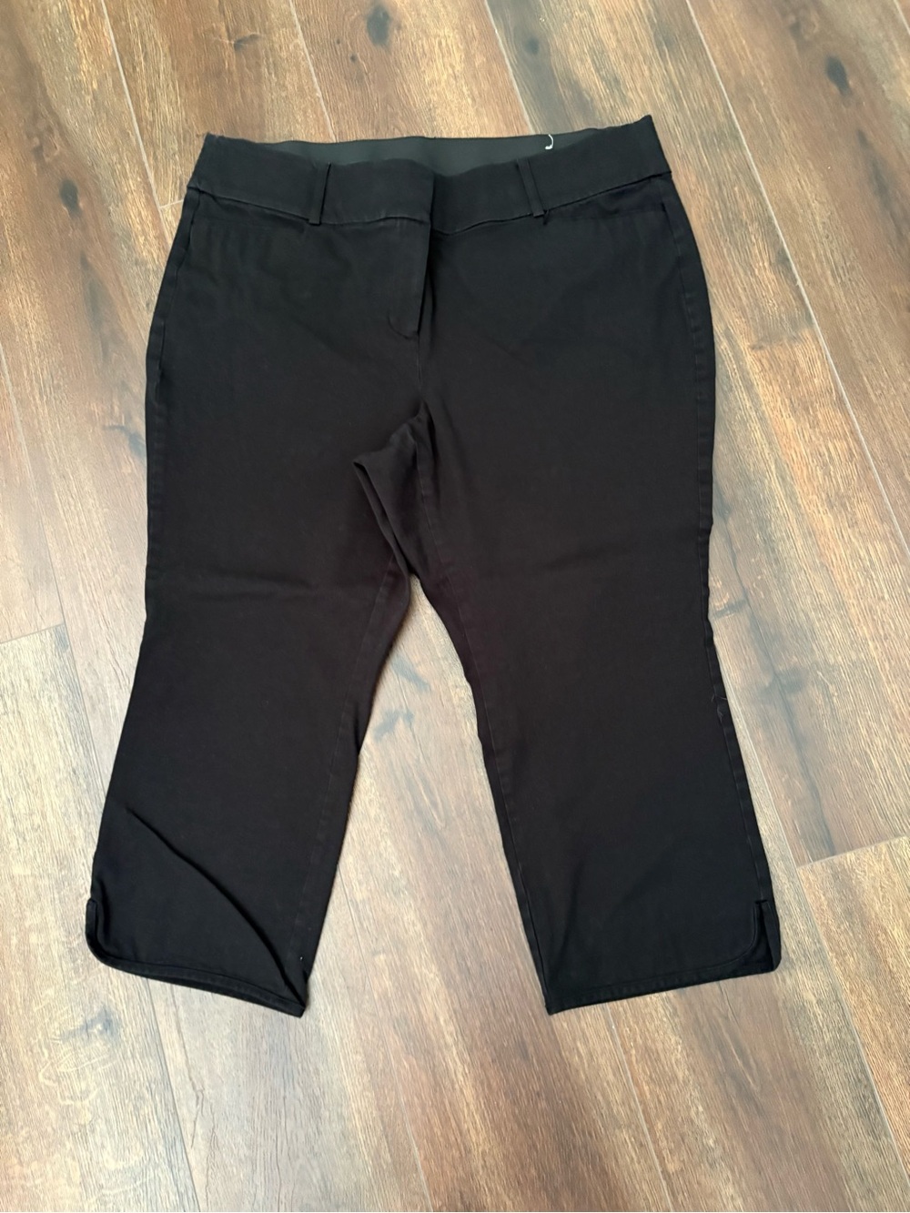 Lane Bryant The Allie Black Cropped Stretch Jeans